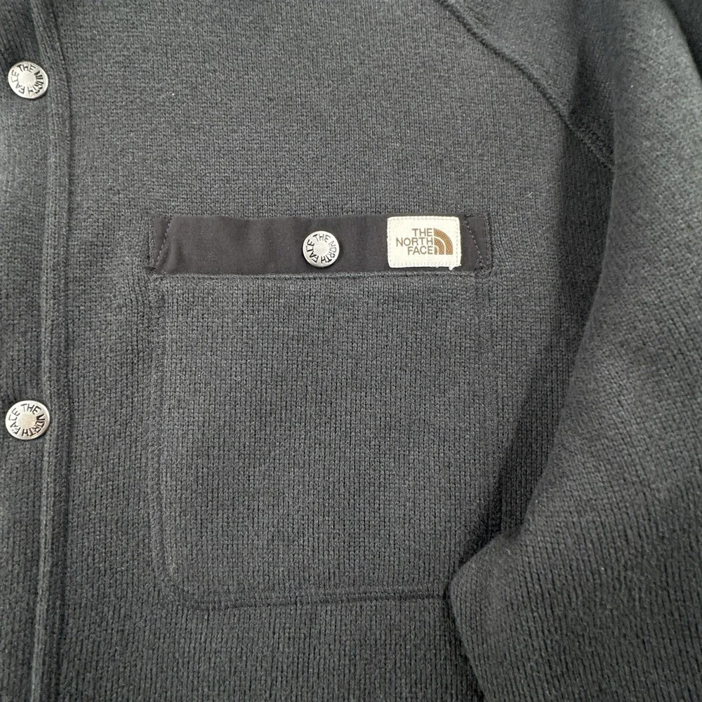 The North Face Gordon Lyons Fleece‎ Lined Jacket Men's Size 3XL Snap Front Black